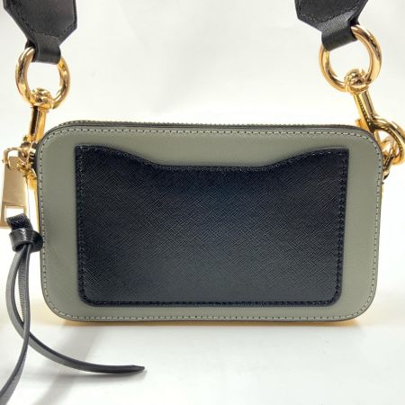  MARC JACOBS マークジェイコブス ショルダーバッグ グレー x イエロー