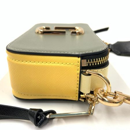  MARC JACOBS マークジェイコブス ショルダーバッグ グレー x イエロー