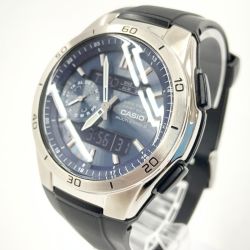 〇〇  WAVECEPTOR ウェーブセプター メンズ タフソーラー 腕時計 WVA-M650-1AJF シルバー x ブルー Cランク