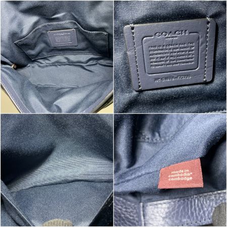  COACH コーチ ホースアンド キャリッジショルダー メッセンジャー バッグ F72703 ネイビー