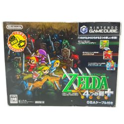 〇〇 Nintendo ニンテンドウ ゲームキューブ GC ソフト ゼルダの伝説 4つの剣+ GBAケーブル付き Bランク