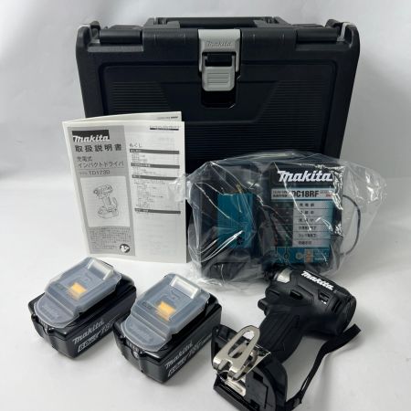  MAKITA マキタ 18V6Ah バッテリ2本 充電器 ケース付 TD173DRGXB 未使用品
