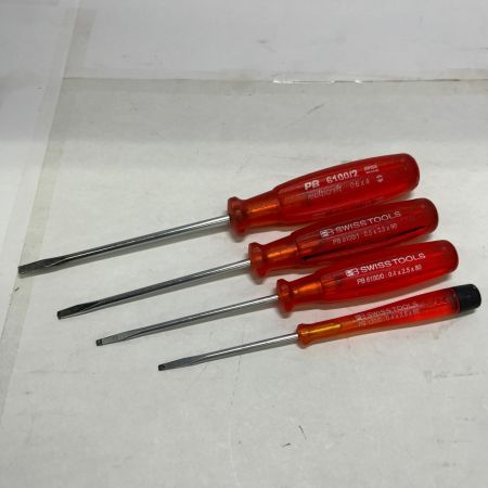  PB SWISS TOOLS ドライバー PB SWISS TOOLS 6100/0 6100/1 6100/2 120/0 程度C 4本セット 6100/0 6100/1 6100/2 120/0