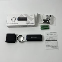 〇〇 エッシェンバッハ LEDワイドライトルーペ 10倍 35mmφ 1511-10 151110 Aランク
