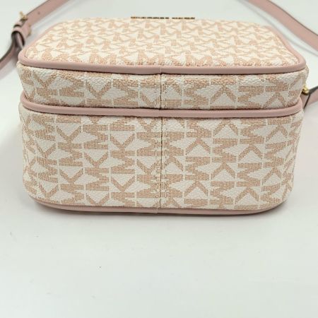  MICHAEL KORS マイケルコース チェーン クロスボディ ミディアム  MKシグネチャー ショルダーバッグ ピンク