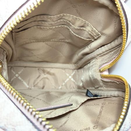  MICHAEL KORS マイケルコース チェーン クロスボディ ミディアム  MKシグネチャー ショルダーバッグ ピンク