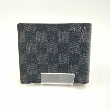  LOUIS VUITTON ルイヴィトン ダミエ グラフィット ポルトフォイユ マルコNM 二つ折り財布 N63336 ブラック