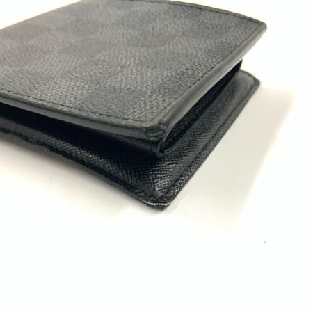  LOUIS VUITTON ルイヴィトン ダミエ グラフィット ポルトフォイユ マルコNM 二つ折り財布 N63336 ブラック