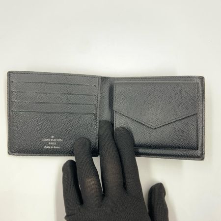  LOUIS VUITTON ルイヴィトン ダミエ グラフィット ポルトフォイユ マルコNM 二つ折り財布 N63336 ブラック