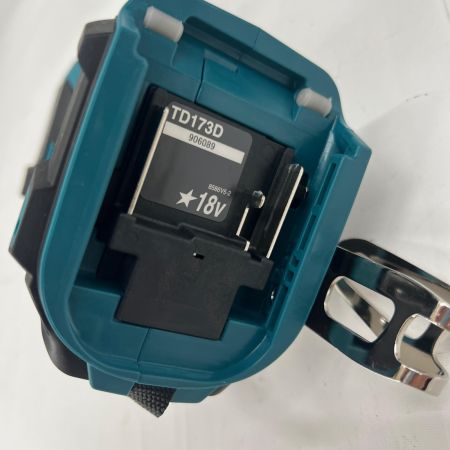  MAKITA マキタ 充電式インパクトドライバ 18V 6Ah バッテリ2本 充電器 ケース付 TD173DRGX ブルー 未使用品