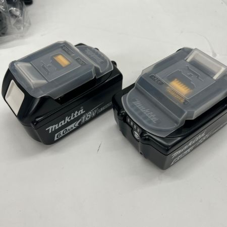  MAKITA マキタ 充電式インパクトドライバ 18V 6Ah バッテリ2本 充電器 ケース付 TD173DRGX ブルー 未使用品