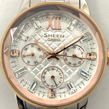  SHEEN シーン クォーツ レディース 腕時計  SHE-3029SGJ シルバー