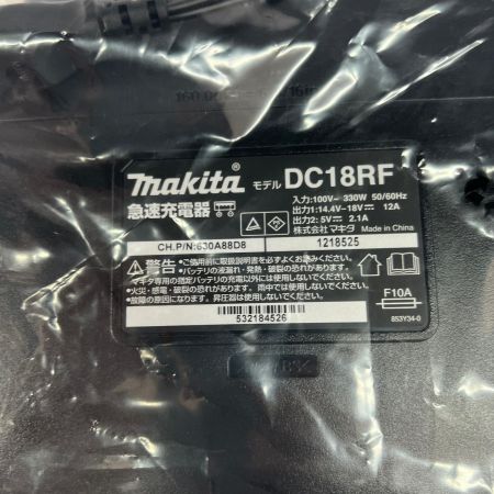  MAKITA マキタ 急速充電器 14.4-18V DC18RF ブラック 未使用品