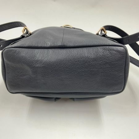  COACH コーチ ビリー ペブルドレザー リュック デイパック F29008 ネイビー