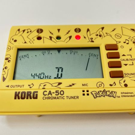  KORG コルグ ピカチュウ クロマチックチューナー CA-50 P025