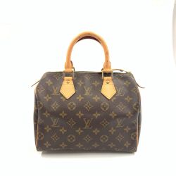 〇〇 LOUIS VUITTON ルイヴィトン モノグラム スピーディ25 ハンドバッグ M41528 ブラウン Bランク