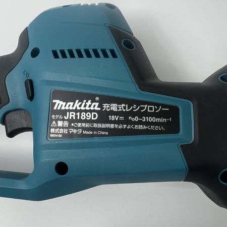  MAKITA マキタ 充電式レシプロソー JR189D ブルー バッテリー1個付 