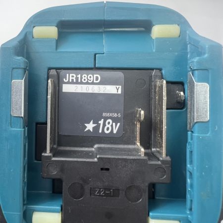  MAKITA マキタ 充電式レシプロソー JR189D ブルー バッテリー1個付 