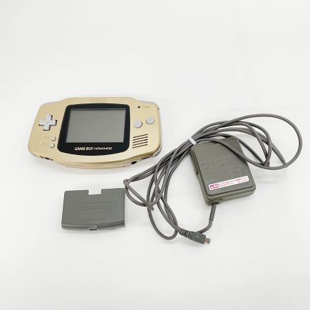  Nintendo ニンテンドウ ゲームボーイアドバンス本体 ゲームボーイアドバンス専用ACアダプタセット AGB-001 AGB-008 ゴールド