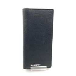 〇〇 BURBERRY バーバリー コンチネンタル ウォレット 長財布 8121482 ブラック Aランク