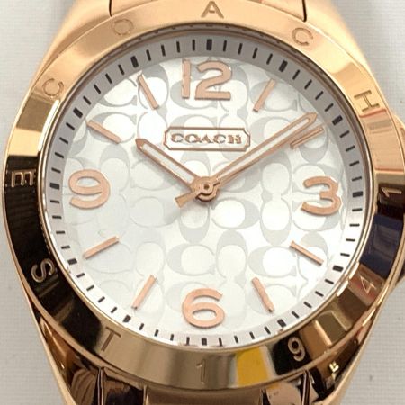  COACH コーチ ゴールド クォーツ レディース 腕時計  CA67.7.34.0691 ゴールド