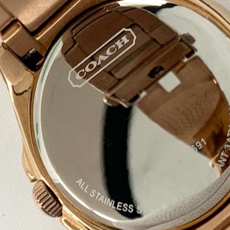  COACH コーチ ゴールド クォーツ レディース 腕時計  CA67.7.34.0691 ゴールド
