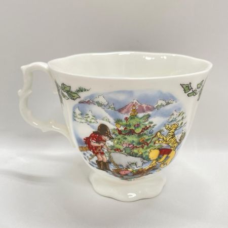 ROYAL DOULTON ロイヤルドルトン 食器 カップ&ソーサー ディズニー クマのプーさん MERRY CHRISTMAS