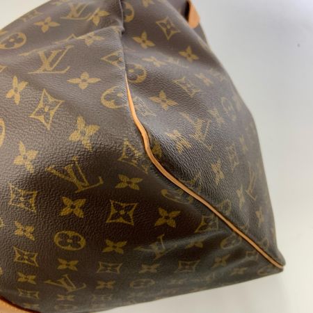  LOUIS VUITTON ルイヴィトン モノグラム キーポル55 ボストンバッグ M41424 ブラウン