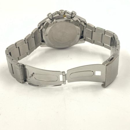  SEIKO セイコー スピリット クロノグラフ メンズ クォーツ 腕時計 KSN8T6C シルバー  x レッド