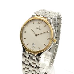 〇〇 OMEGA オメガ Deville 55831708 クォーツ 腕時計 55831708 シルバー x ゴールド Cランク