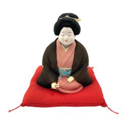 〇〇  お福さん 木目込み人形 約20cm 人形 Cランク