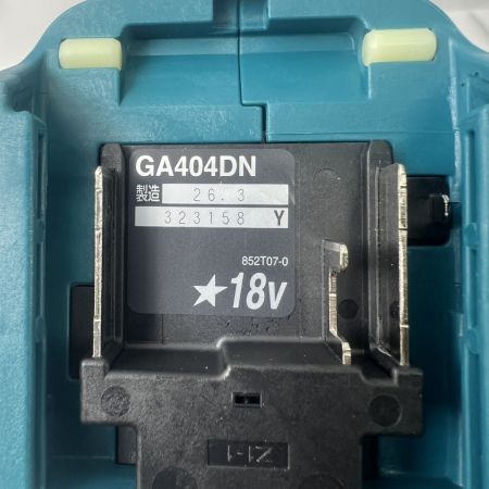  MAKITA マキタ 充電式ディスクグラインダ 18V 100mm GA404DZN 未使用品 