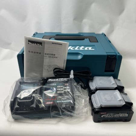  MAKITA マキタ 40VmaxパワーソースキットXGT2 DC40RA+BL4040×2 A-69733