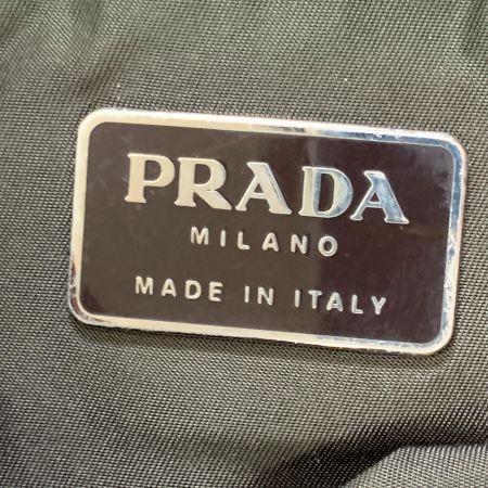  PRADA プラダ トライアングルロゴ ナイロン ショルダー バッグ ブラウン