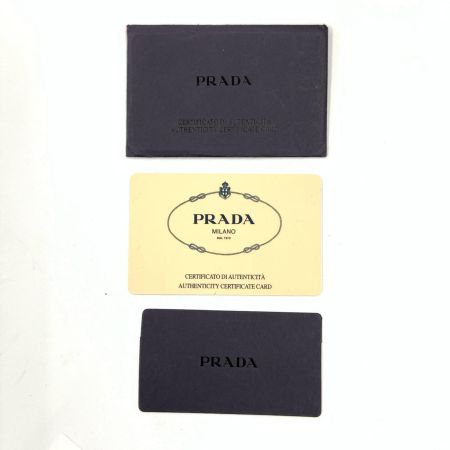  PRADA プラダ トライアングルロゴ ナイロン ショルダー バッグ ブラウン