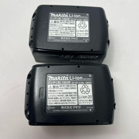  MAKITA マキタ 充電式インパクトドライバ 18V 6Ah バッテリ2本 充電器 ケース付 TD173DRGO 未使用品