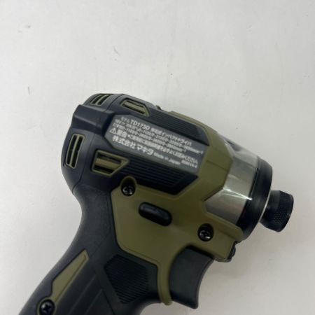  MAKITA マキタ 充電式インパクトドライバ 18V 6Ah バッテリ2本 充電器 ケース付 TD173DRGO 未使用品
