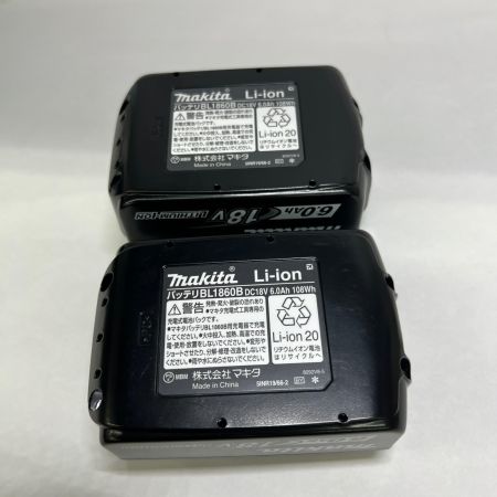  MAKITA マキタ 充電式インパクトドライバ 18V 6Ah バッテリ2本 充電器 ケース付 TD173D ブルー 未使用品