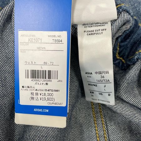  adidas アディダス レディース トラックパンツ ミディアムヴィンテージデニム SIZE L KE1071