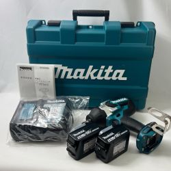 〇〇 MAKITA マキタ 充電式インパクトレンチ 18V6Ah 充電器・充電池2個・ケース付 TW1001DRGX 未使用 Sランク