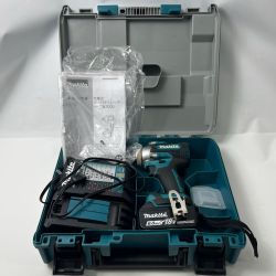 〇〇 MAKITA マキタ インパクトレンチ 充電器・充電池1個・ケース付 コードレス式 TW300D ブルー Cランク