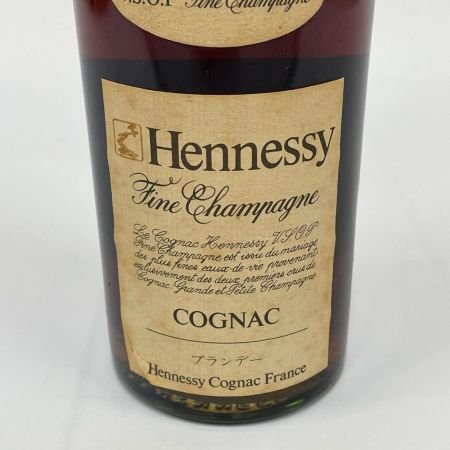 Hennessy ヘネシー V.S.O.P Fine Champagne コニャック ブランデー 未開栓