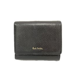 Paul Smith ポールスミス レディース 3つ折り財布 がま口 PWD234 ブラック Bランク