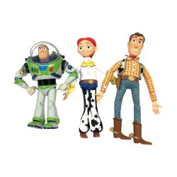〇〇 TAKARATOMY タカラトミー トイストーリー ウッディ バズライトイヤー ジェシー 3体 まとめ セット THINKWAY製 TOMY製  Cランク