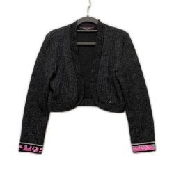 〇〇 LEONARD レオナール レディース ボレロ SIZE 40 ブラック Aランク