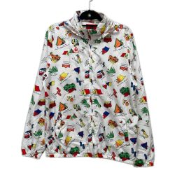 lecoqsportif ルコックス ゴルフウェア レディース 長袖ウインドブレーカー カリブPTブルゾン sizeLL QGL6258 マルチカラー Aランク