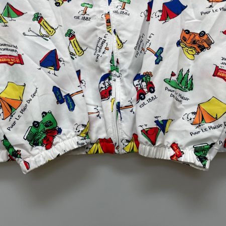 lecoqsportif ルコックス ゴルフウェア レディース 長袖ウインドブレーカー カリブPTブルゾン sizeLL QGL6258 マルチカラー