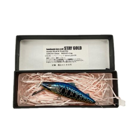 STAY GOLD ステイゴールド ブルーバック mirror parr OB ブラックフラッグ BLAKFLAG 50S ルアー ミノー 未使用品