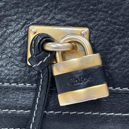  Chloe クロエ 長財布 パディントン  ブラック×ゴールド