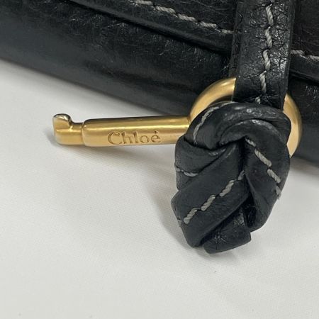  Chloe クロエ 長財布 パディントン  ブラック×ゴールド